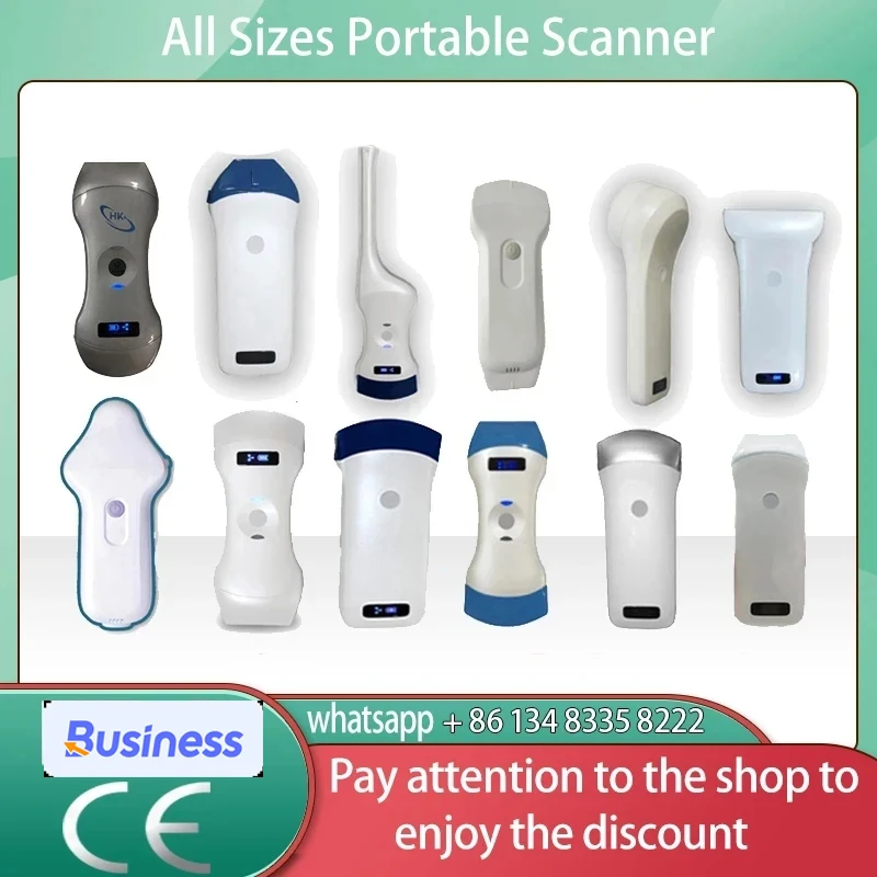 

Free Suitcase Wireless Ultrasound Probe Scanner Portable Machine WIFI Ultrasound Scanner Machine support iOS Android Windows