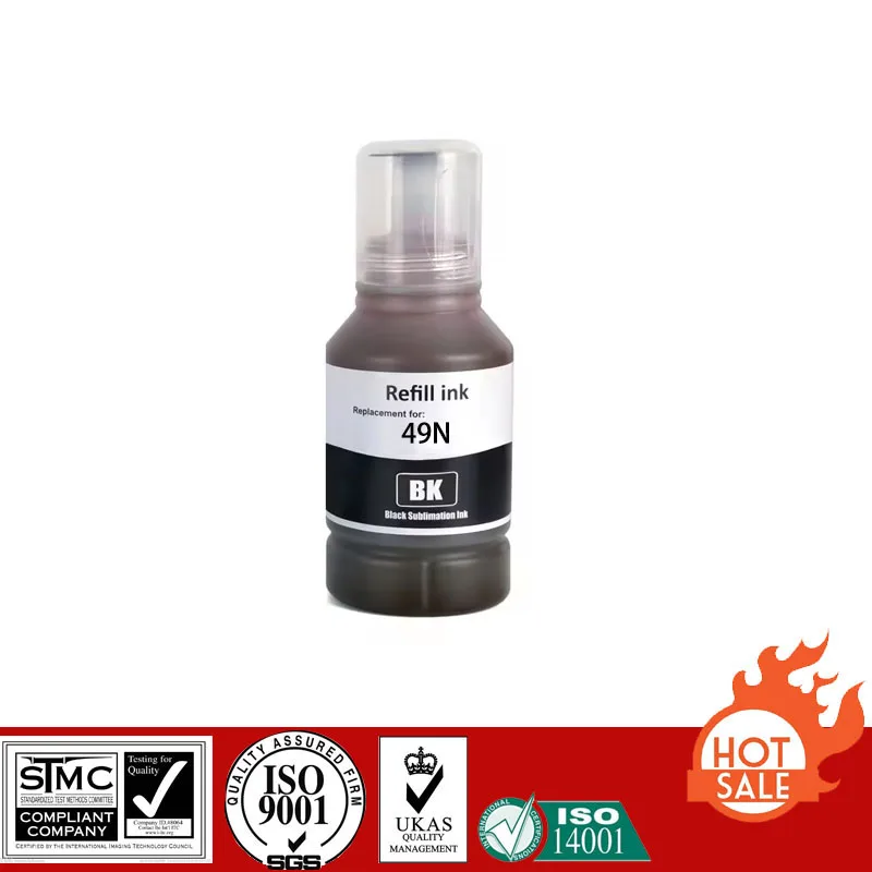 Recambio de tinta de sublimación Compatible, tinta de transferencia térmica para impresora T-49N T49N, Epson SureColor F170/F570