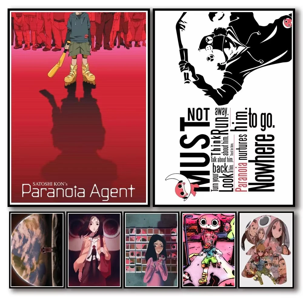 أنيمي العظمة وكيل ورق أبيض ملصق تصاميم يتوهم الجدار ملصق بديل الفني صائق ديكور المنزل الفريد #1