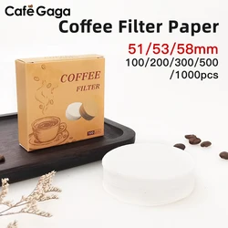 Coffee Filter Paper Secondary Water Filter 51mm 53mm 58mm Espresso Portafilter Disposable Filter Paper Home Coffee Accessories