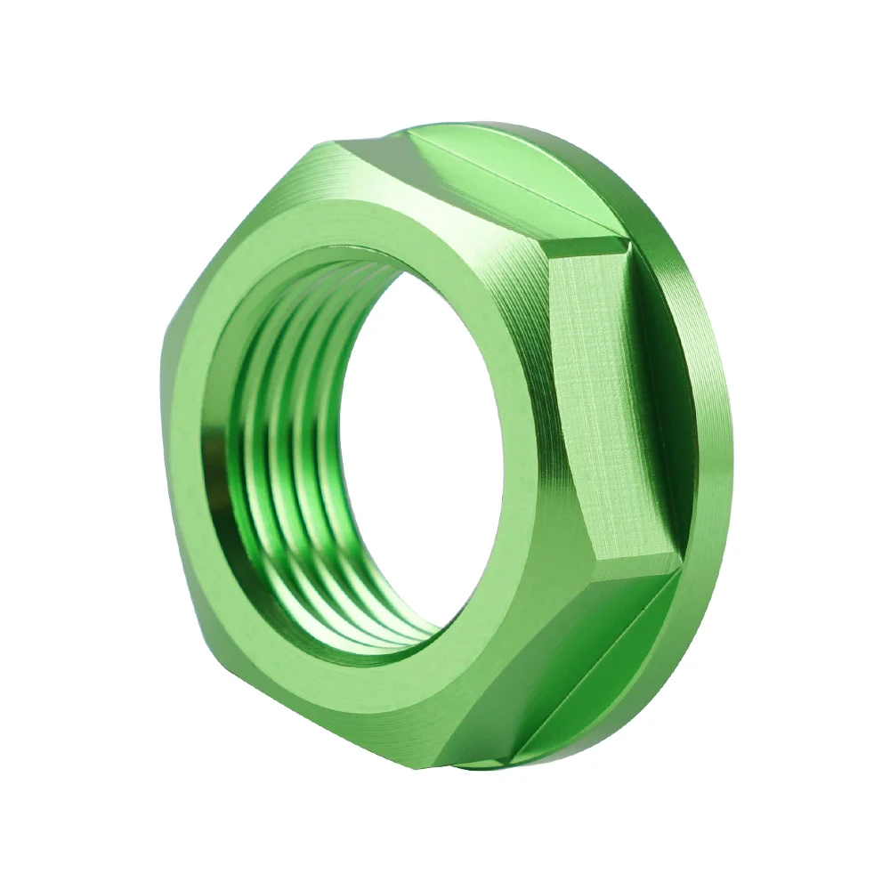 NICECNC For Kawasaki KX125 KX250 2004-2008 KX250F KX450F 2006-2018 KX 250 450 2019-2021 KLX450R M18XP1.5 Front Wheel Axle Nut