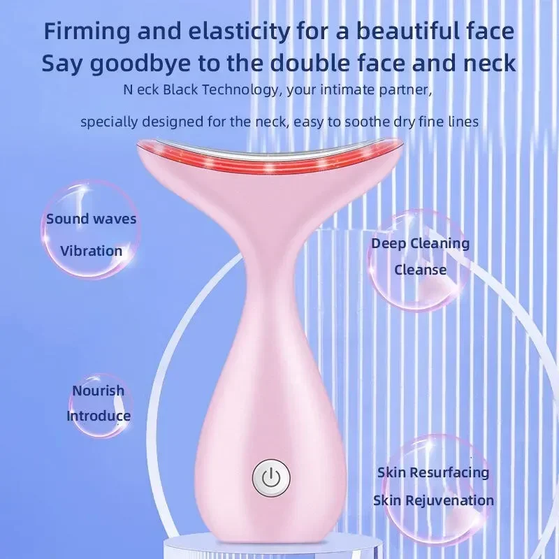 

LED Neck Beauty ThIghtening Instrument EMS Microcurrent Lifting Anti -Wrinkle Remove Facial Massage To Beautify and Rejuvenate