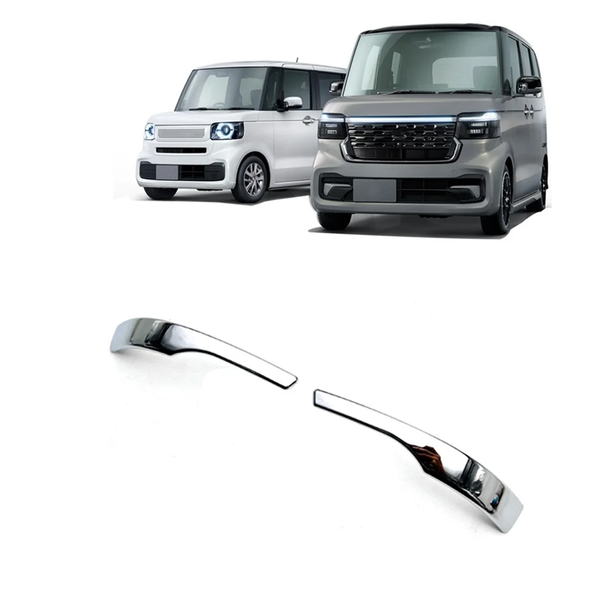 

For Honda N-Box JF5 JF6 2023 2024 RHD K-Car Rearview Mirror Cover Cap Trim Strip Exterior Accessories ,2PCS