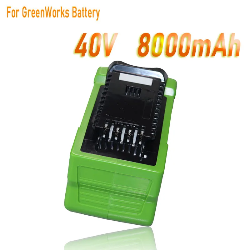 40V 6000mAh/8000mAh Li-ion Lawn Mower Rechargeable Battery For GreenWorks 40V G-MAX 29252 20202 22262 25312 25322 20642 29462