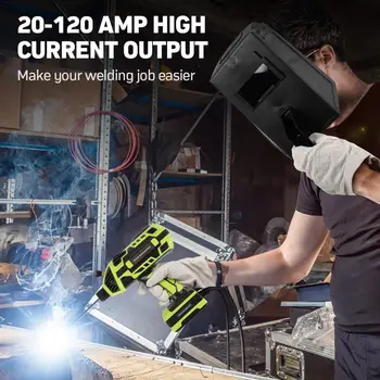 手持式焊接機 110V 便攜式焊接機,附IGBT逆變器,6檔可調電流,20-120安培弧焊槍 10 最佳銷售 焊接工具 - №3