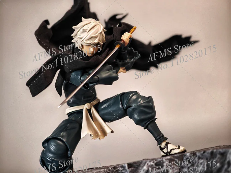 Sammlerfigur im Maßstab 1:12, Umhang, Samurai, Ninja, Superheld, Kampfschaden, Umhang, Zubehör, passend für 6-Zoll-Actionfiguren, Herren-Soldat