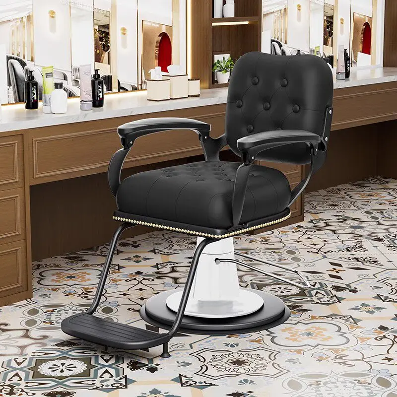 Studio Minimalist Barber Chair Modern Nordic Design Trendy Barber Chair Luxury Style Chaise Coiffeur Salon Furniture