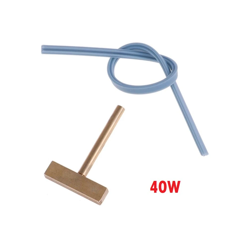 30/40/60W Saldatore Punta a T Punta a T in rame Punte a T con cavo in gomma Pressa a caldo per schermo LCD Pixel Cavo flessibile Strumenti di riparazione