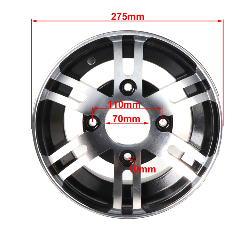 10 بوصة محور العجلة سبائك الألومنيوم عجلات الجبهة 20X7-10 21X7-10 23X7-10 الخلفية 20.5X10-10 22X10-10 20X10-10 جنوط العجلات الذهاب كارت ATV