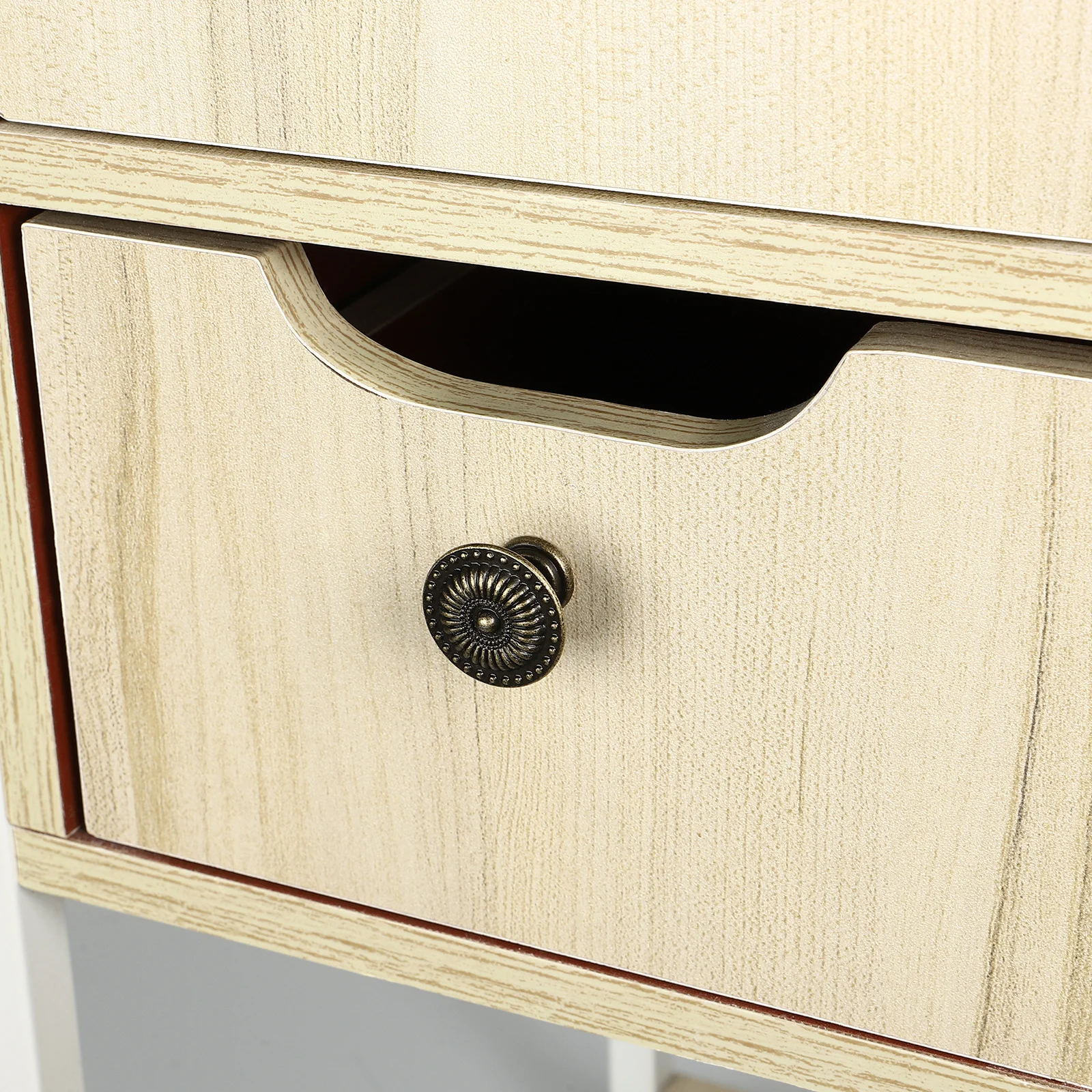 

4Pcs Zinc Alloy Cabinet Handles Vintage Design Drawer Knobs Durable for Home Office Ktv Hotel Furniture Replacement