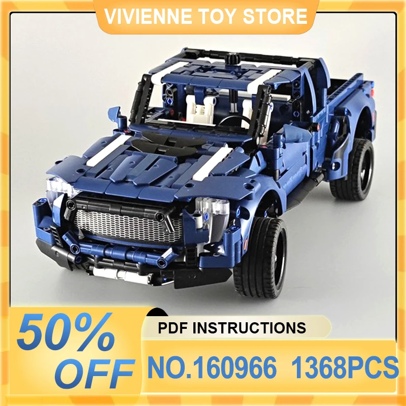 MOC 160966 Technical 250 GT Sports Pickup Car Building Blocks Kit 42154 Truck Vehicle Puzzle Assembly Toy Christmas Gift For Kid