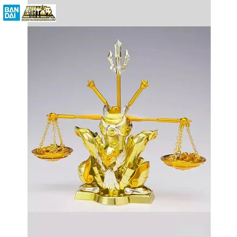 متوفر في المخزون BANDAI Saint Cloth Myth EX Golden Saint Libra Boy REVIVAL Ver. لعبة شخصية قابلة للجمع من مادة PVC #3