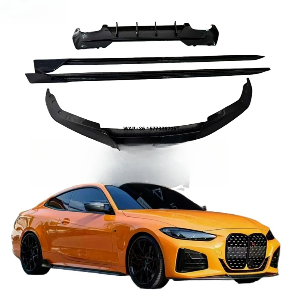 

Карбоновый обвес FD Style: передний и задний диффузоры, боковые юбки для BMW 4 серии G22 G23
