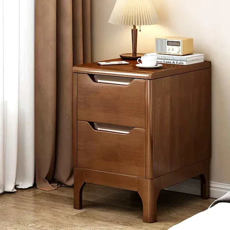 Nightstands Bedside Table Minimalist Nordic Bedside Table Storage Auxiliary Wooden Home TablesModern Mesas Bedroom Furniture