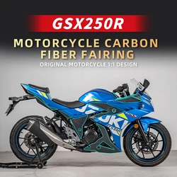 For SUZUKI GSX250R Motorcycle Carbon Fiber Fairing Stickers Kits Of Bike Accessories Decoration Protection Decals Motor Refit