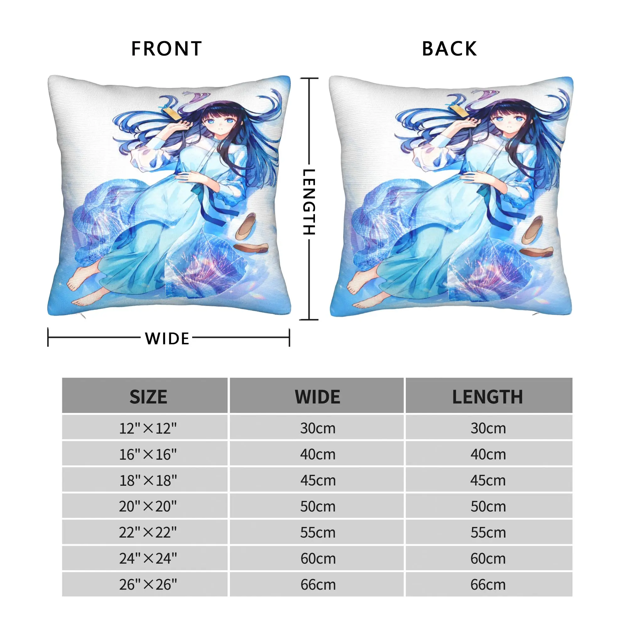 Love Unseen Beneath the Clear Night Sky Pillow Case  Print Pillow Cover For Living Room Chair Cute Funny Pillowcases