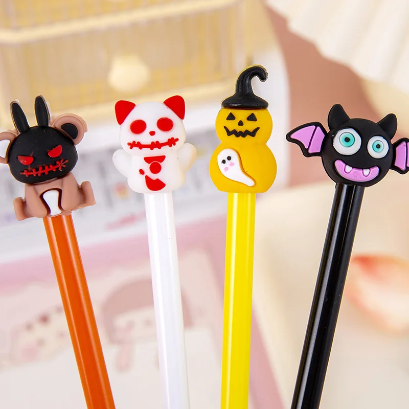 

12 Pcs Creative Halloween Monster Gel Pens Stationery Gift for Kids