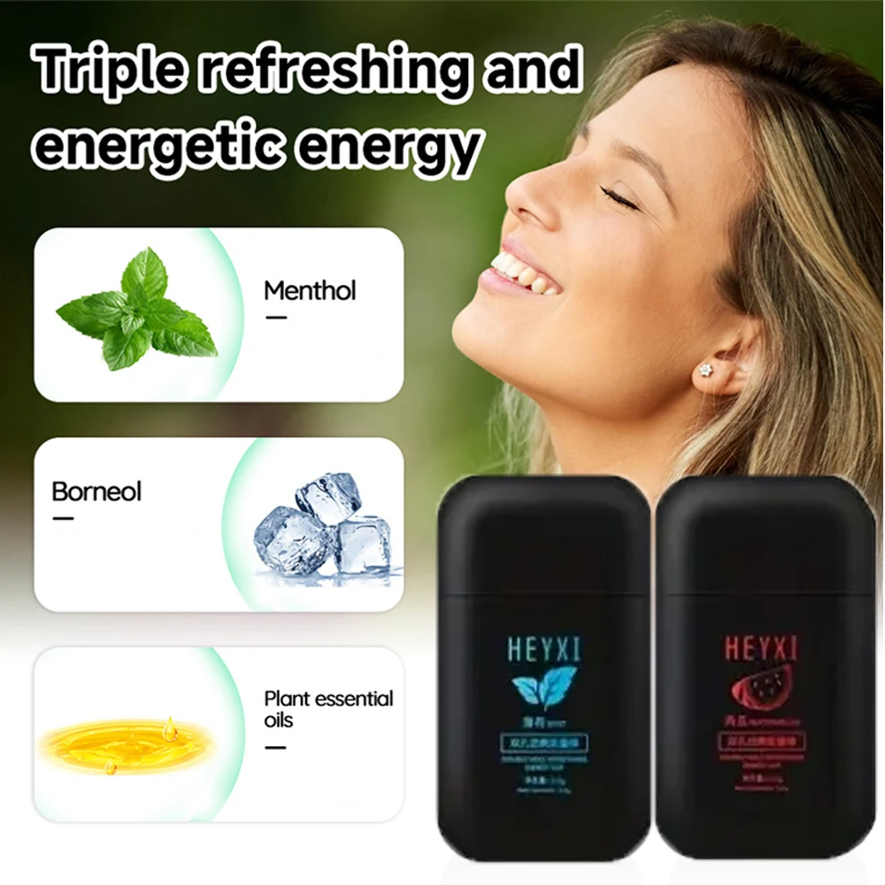Double Hole Refreshing Energy Bar, Anti Drowsiness and Refreshing, Awakens Vitality, with Multiple Flavors to Choose From