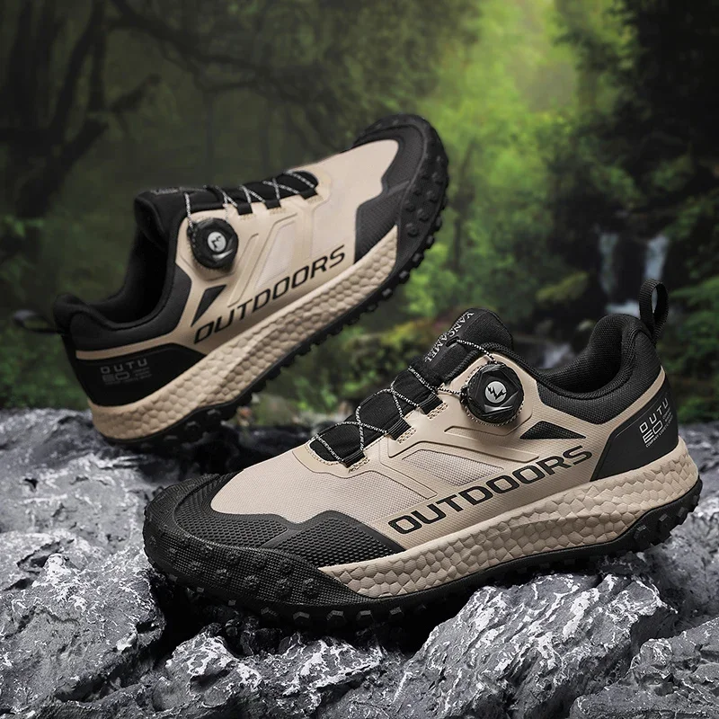 2024 Waterproof Hiking Shoes for Men 2024 Breathable Sport Trainers Running Shoes Casual Mens Sneakers Trekking Camping Walking