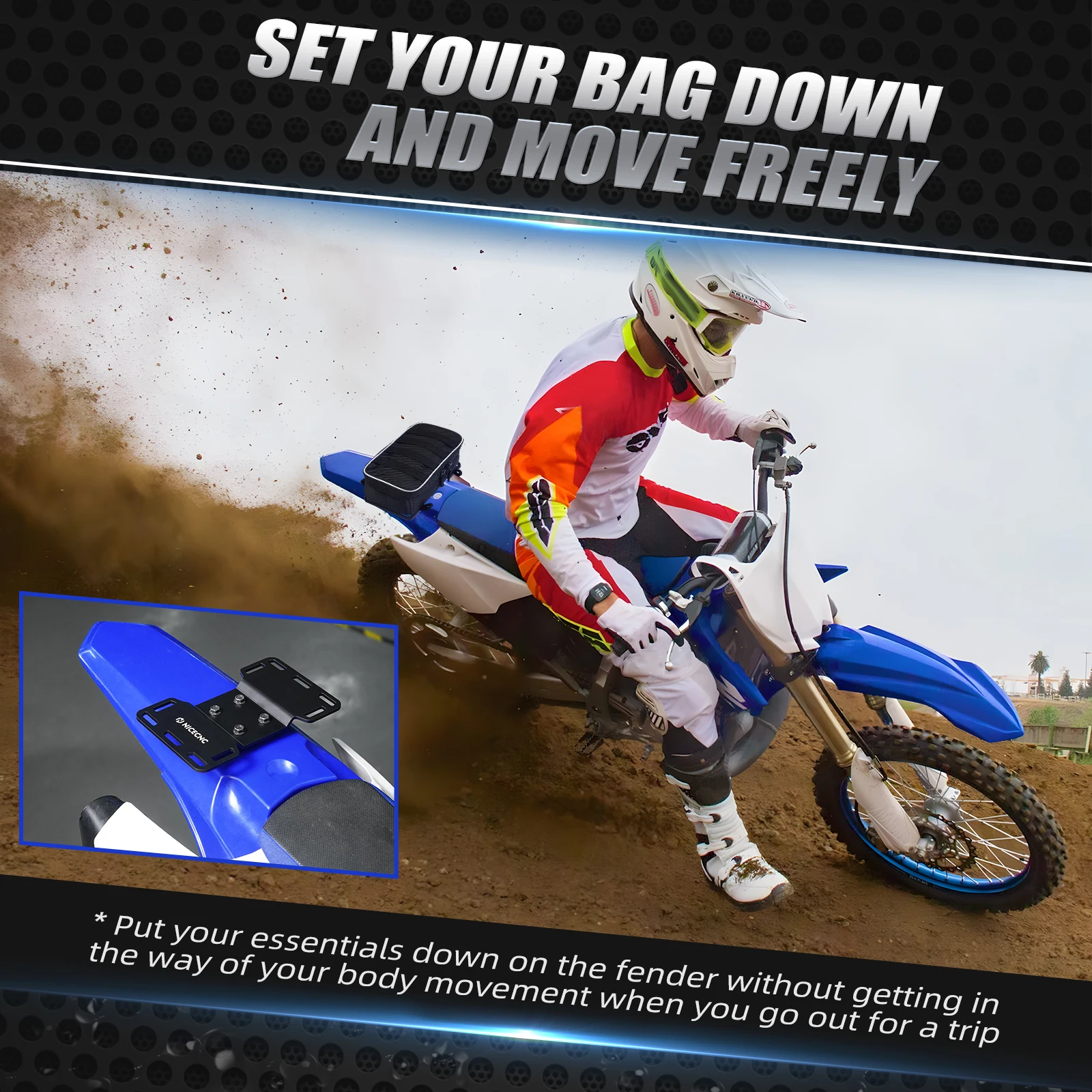 NICECNC ل 2026 2025 2024 Husqvarna TE 300 الذيل رف رف أمتعة FE 501 FE 450 350 300 250 150 125 TC FC TE FE TX FX 2014-2026