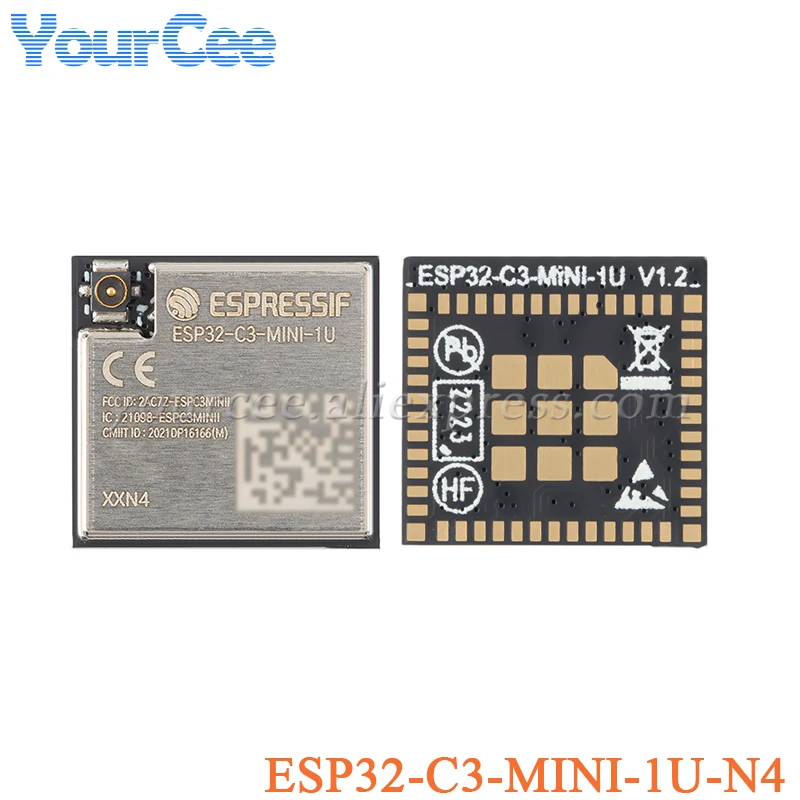 ESP32 ESP32-C3-MINI-1U ESP32-C3-MINI-1 WiFi Wireless Module 3-3.6V ESP32-C3-MINI-1U-N4 ESP32-C3-MINI-1-N4