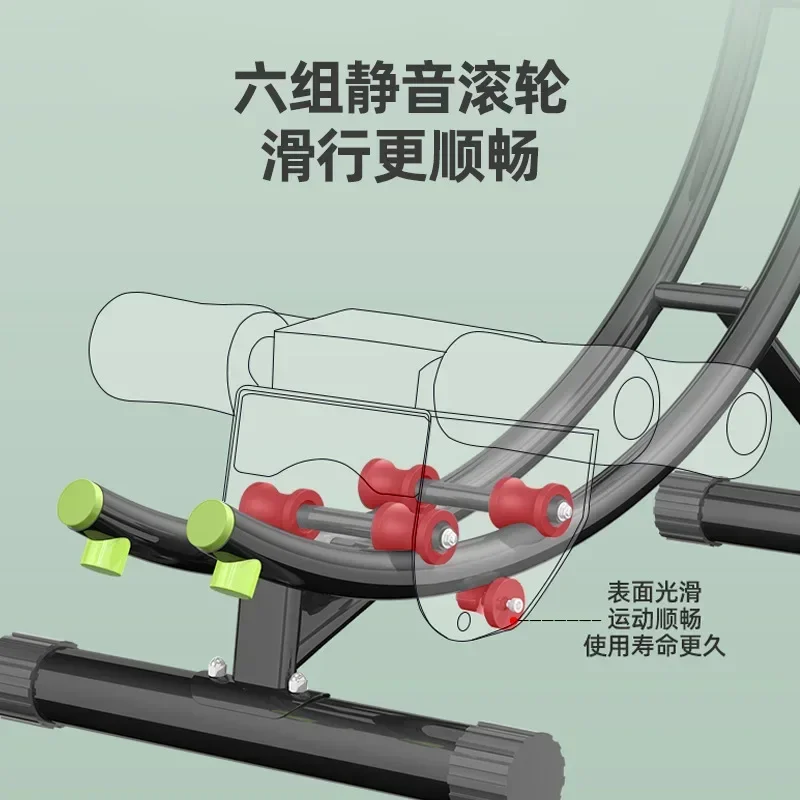 Advanced Waist Machine Weight Loss Fitness Equipment Lazy Abdominal Exercise Machine Indoor Abdominal Rolling Sports Workout