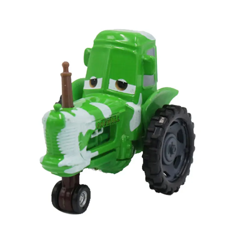 1:55 Disney Pixar Cars 2 3 Lightning Mcqueen Deluxe Frank Tractor Bulldozer Metal Model Car Diecast Vehicle Toy For Children Kid