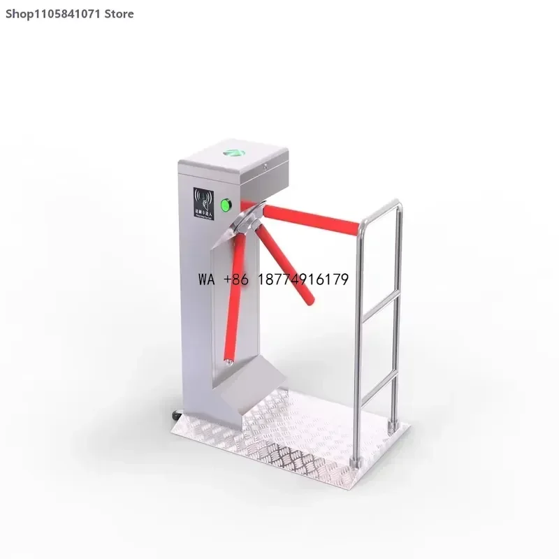 wmwmnu RFID QR Code Face Recognition Fingerprint Tripod Turnstile Pedestrian Access Control Security Gate