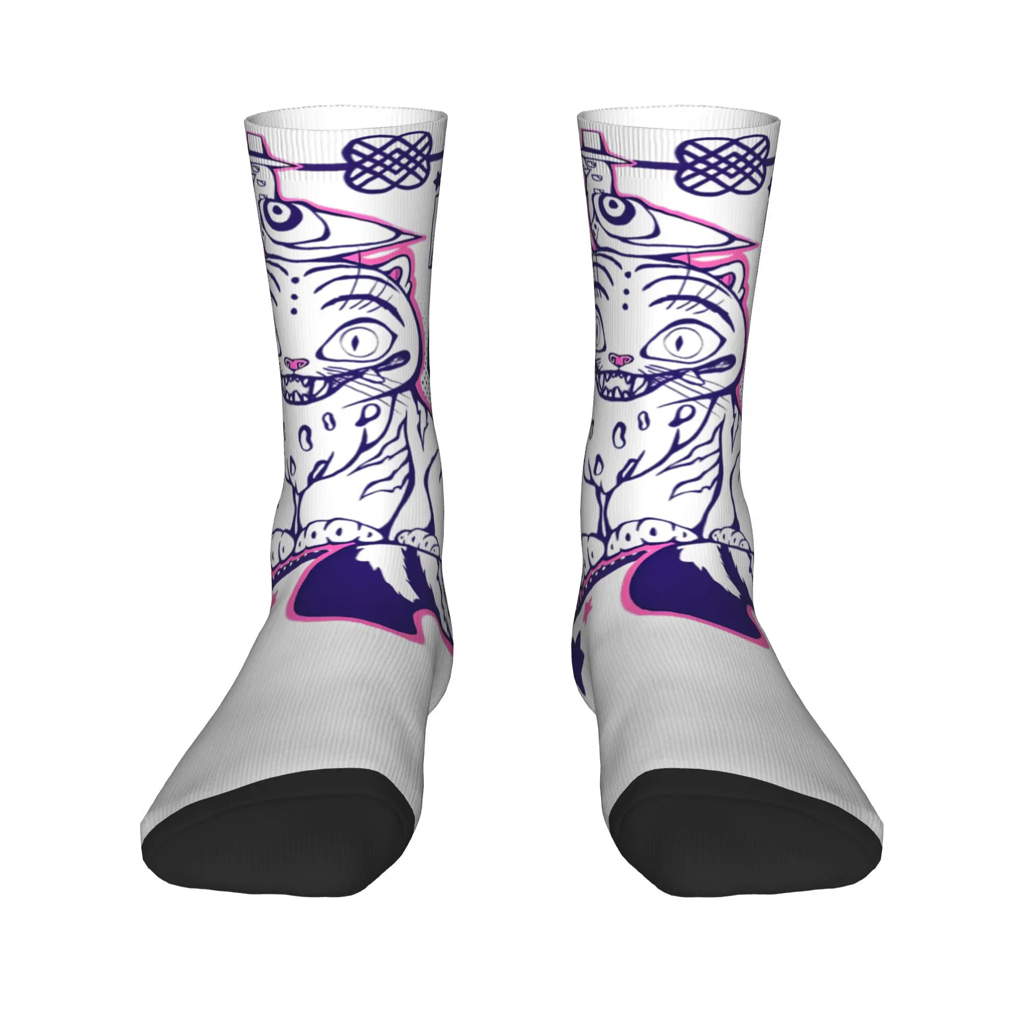 Kpop demon hunter meias masculinas coreia meias respiráveis na moda outono esportes ao ar livre antiderrapante design meias presente de aniversário