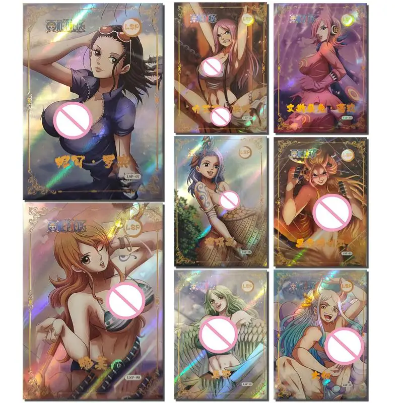 

New Anime ONE PIECE LSP card Nami Nico Robin Vinsmoke Reiju Yamato Monet Personas Game Collection Birthday Christmas gifts