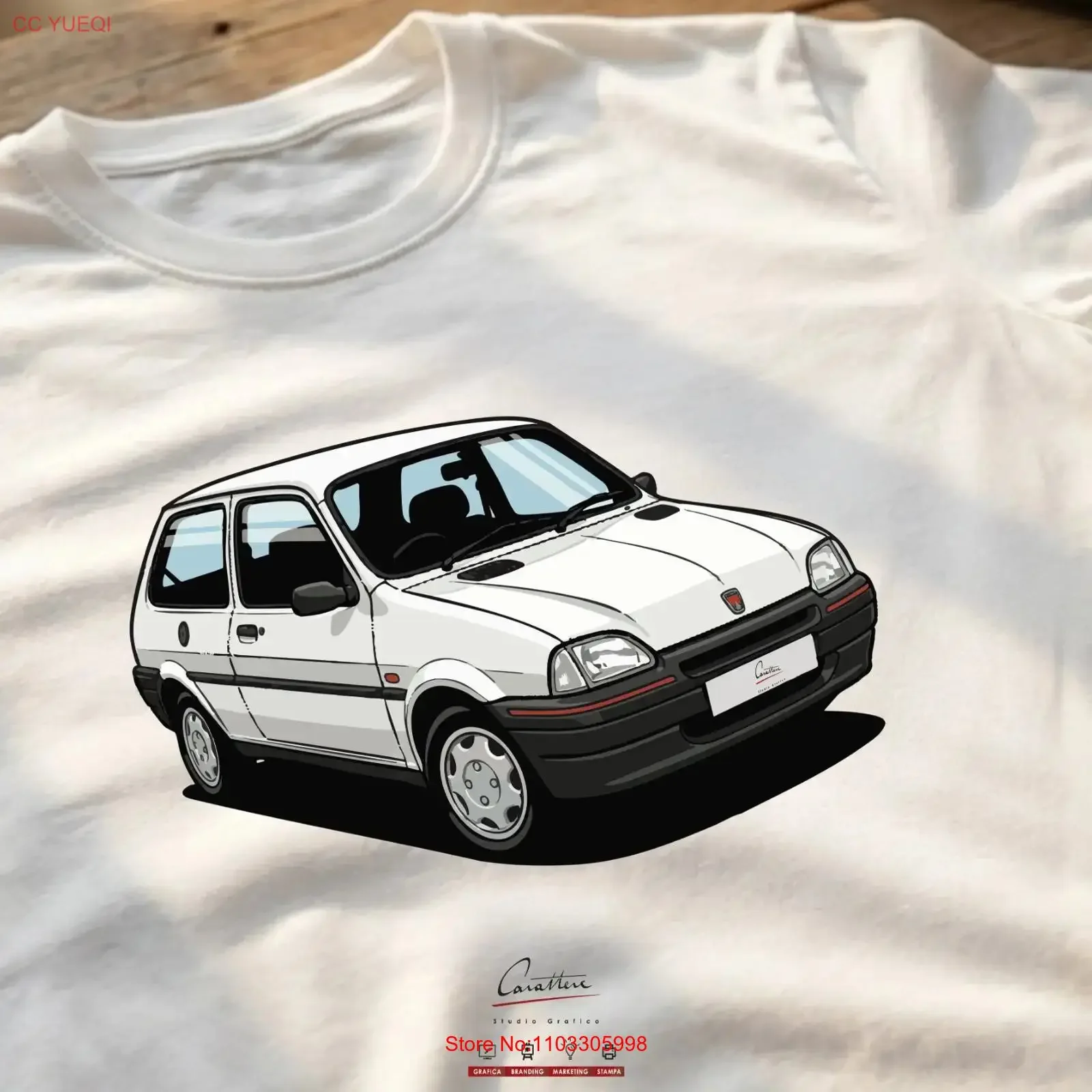 Camiseta AUSTIN ROVER METRO 100 SERIES WHITE CAR JERSEY, TODOS OS TAMANHOS, vintage, lavada, confortável, com estampa gráfica casual e ligeiramente fashion.