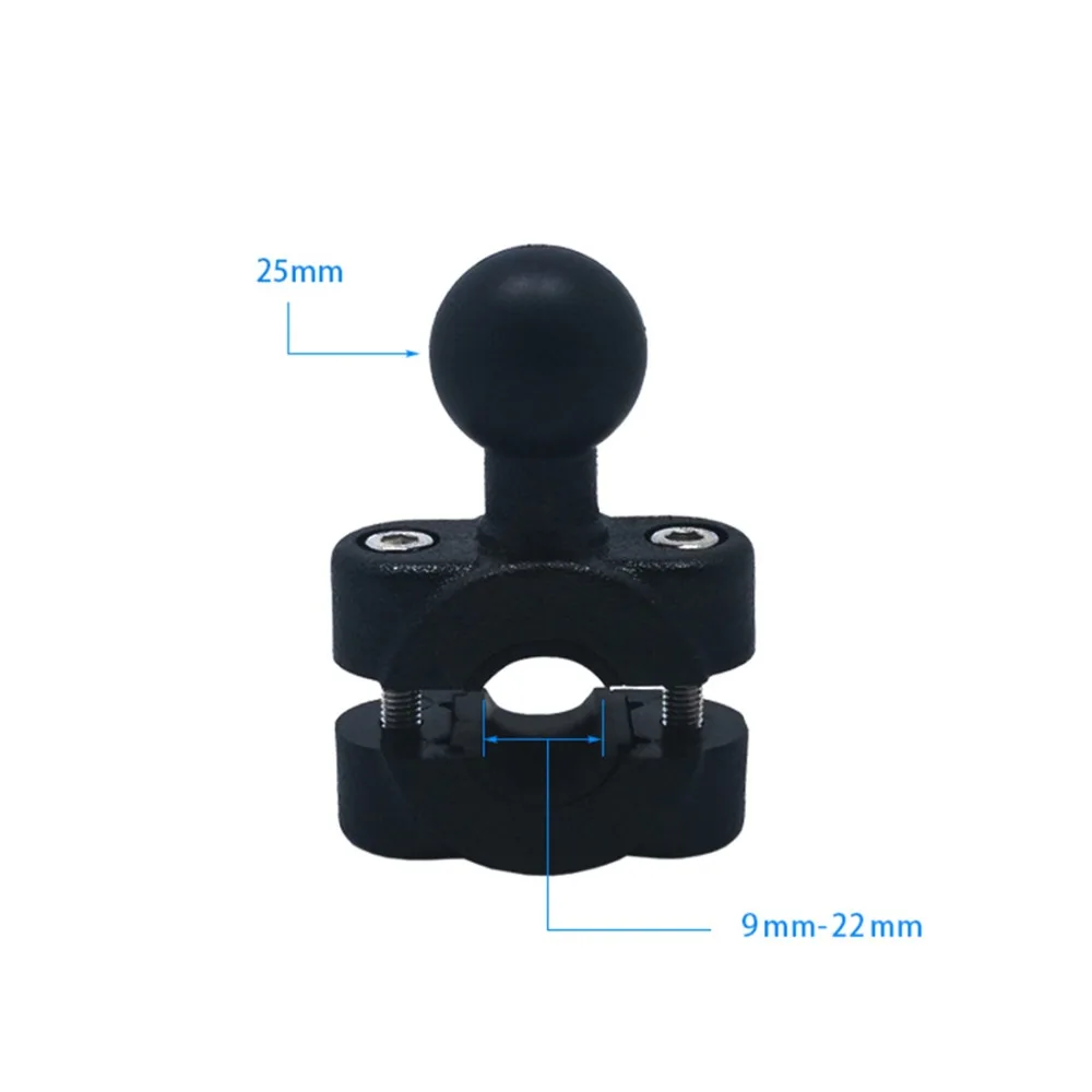 1 Zoll/17mm Kugelkopf GPS-Halterung Motorrad-Adapterhalterung 1/4 Zoll Schraube Action-Kamera Fahrrad DVR Clip Halterung – Detail 28