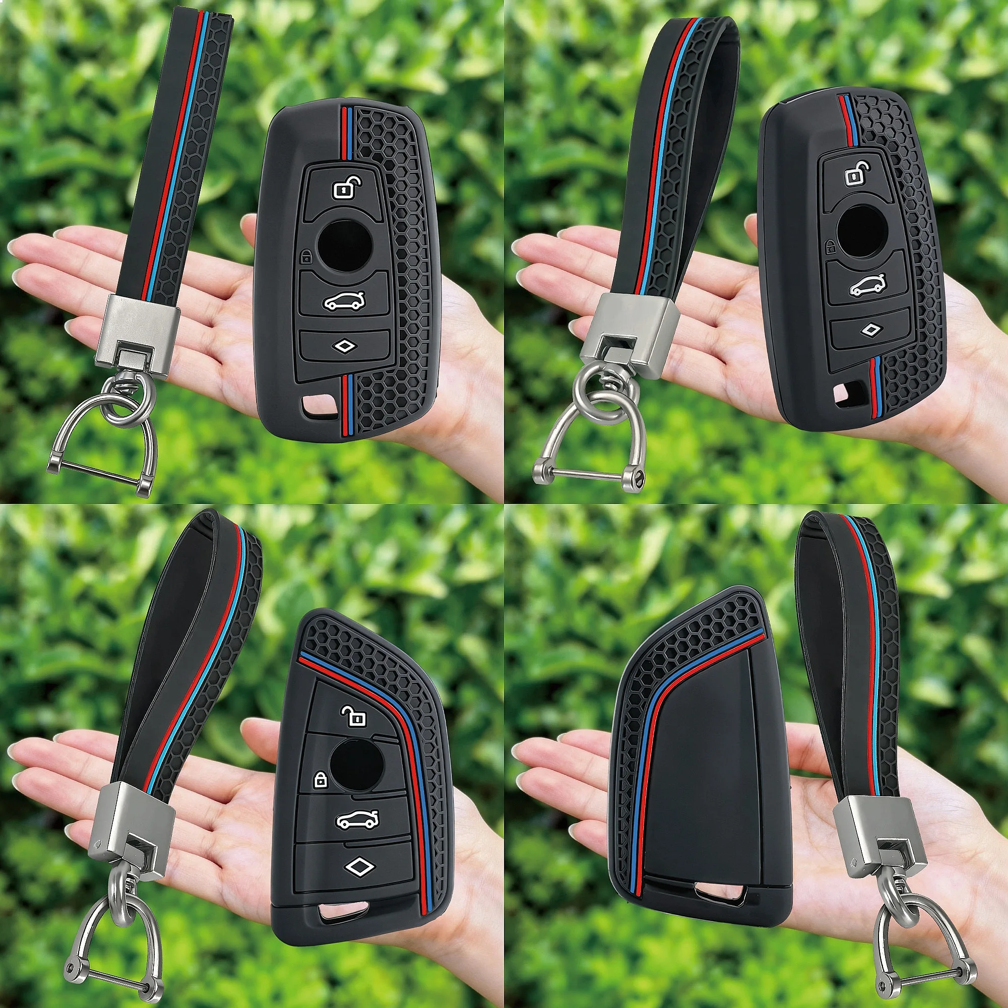 Silicone Car Key Fob Cover Case Shell For BMW F30 F31 F32 F20 F21 F10 X1 X3 X5 1 3 5 Series M3 M4