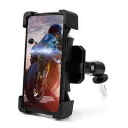 Motorcycle Phone Holder Fork Stem Mount GPS Navigation Bracket for for Yamaha YZF R6 2006-2017 R1M Cellphone Stand
