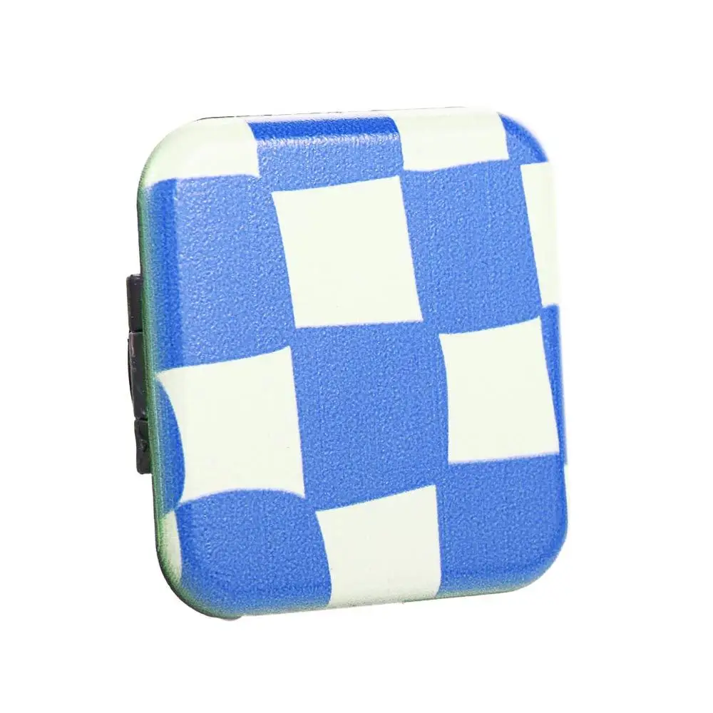 

Mirror Personalized Accessories Folding Phone Bracket Women Girls Cosmetic Mirror Plaid Mirror Phone Stand Holder Makeup Mirror