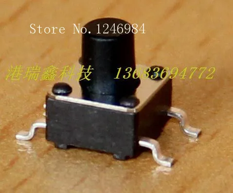 [SA]6 * 6 * 7.5 meter SMD Chip key switch legs touch of a button reset switch---200pcs/lot