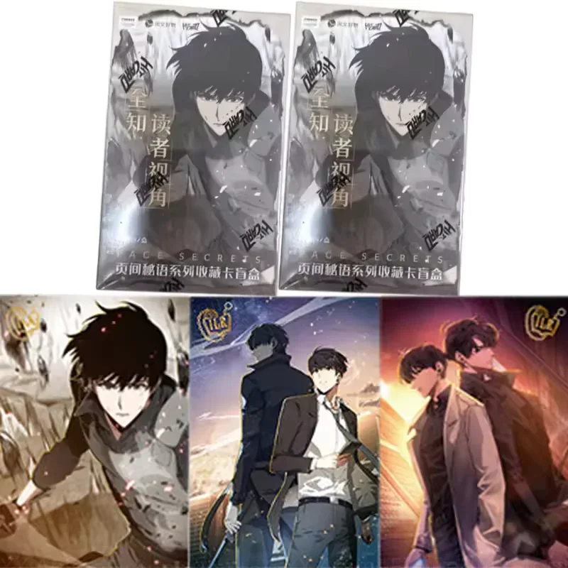 Genuine Omniscient Reader's Viewpoint Whispers Between Pages Series Collectible Cards Anime Character Cards Kids Gifts