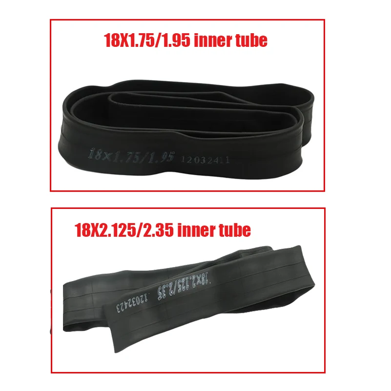 AliExpress 18 inch Thickened inner tube 18x1.75/1.95 tube for bicycle inner tubes 18X1.75 18X1.95  18x2.125/2.35 inner tire