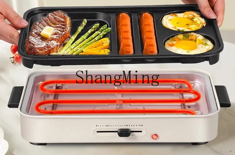ZYY Multifunctional Fried Egg Pot Breakfast Machine Non-stick Electric Baking Pan Household Split Electric Oven Machine