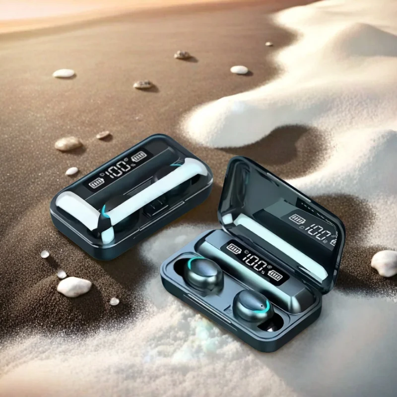 جديد TWS سماعة لاسلكية تعمل بالبلوتوث سماعات Tws لعبة سماعات أذن شاشة ديجيتال Heaset علبة شحن سعة كبيرة