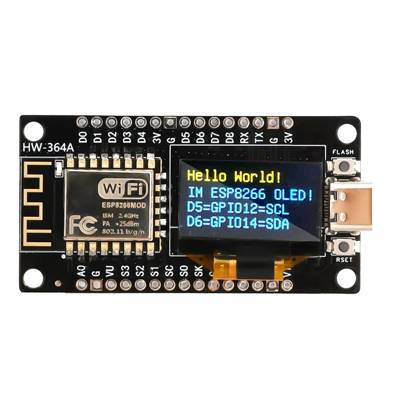 Nodemcu ESP8266 płytka rozwojowa typu C Micro USB CH340C moduł WiFi 0.96 Cal wyświetlacz OLED CH340G ESP-12F moduł sterownika WiFi