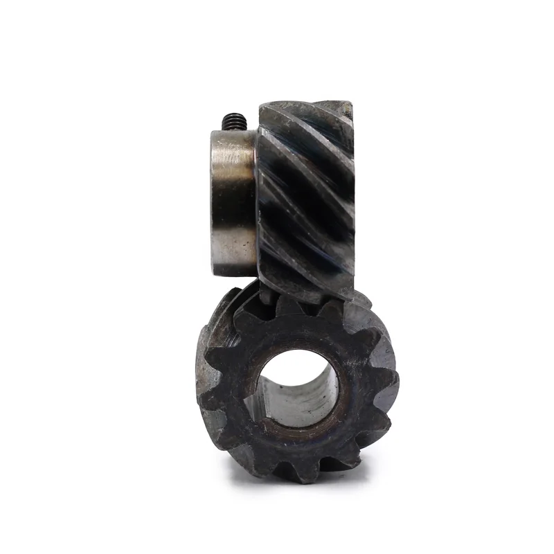 1PC Right Helical Gear 1M 60Teeth Craft Inner Hole 90 Degree Transmission High Torque Steel Gears