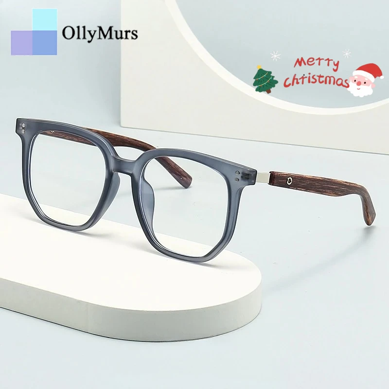 KIZN مكافحة الضوء الأزرق وصفة طبية الحديثة الترفيه واسعة حافة مضلع TR90 الرجال إطار النظارات البصرية النظارات الإطار النساء