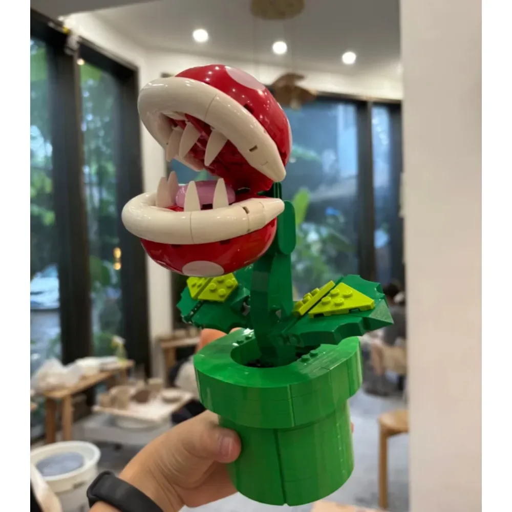 الزهور يمكن أن تأكل البشر 71426 مجموعات مكعبات البناء متوافقة مع جزيئات ليغو مناسبة لهدايا عيد الميلاد 540 قطعة