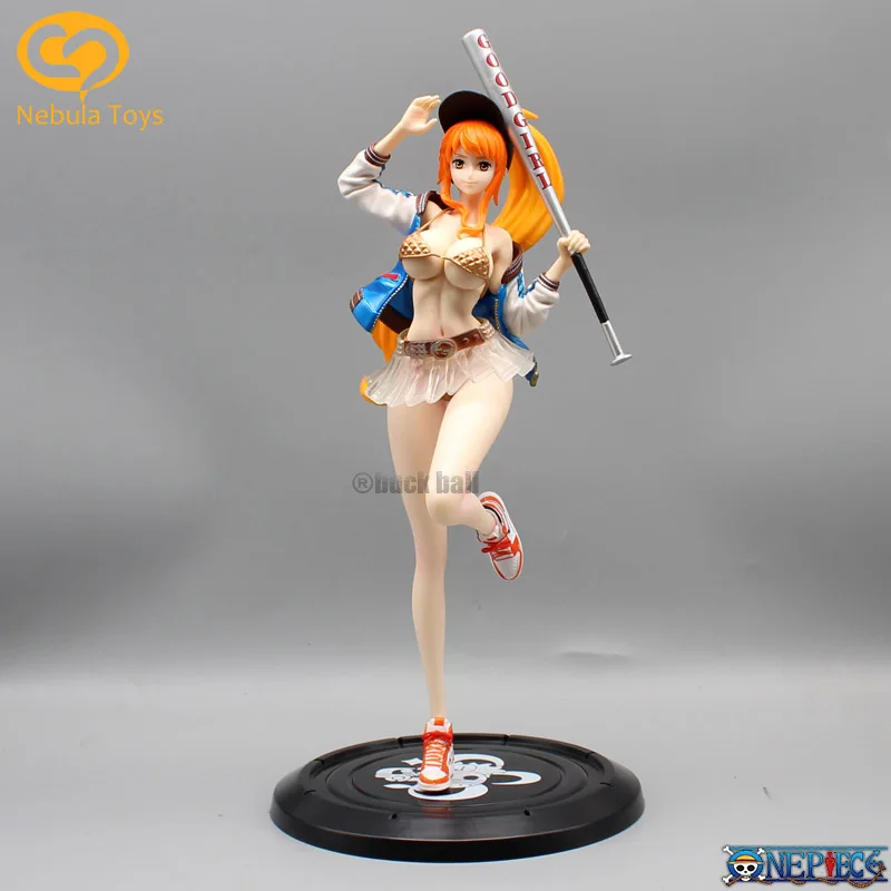 

One Piece Nami Anime Figure Thief Cat Nami Figurine 34cm Pvc Statue Model Dolls Collectible Room Ornament Children Toys Gifts