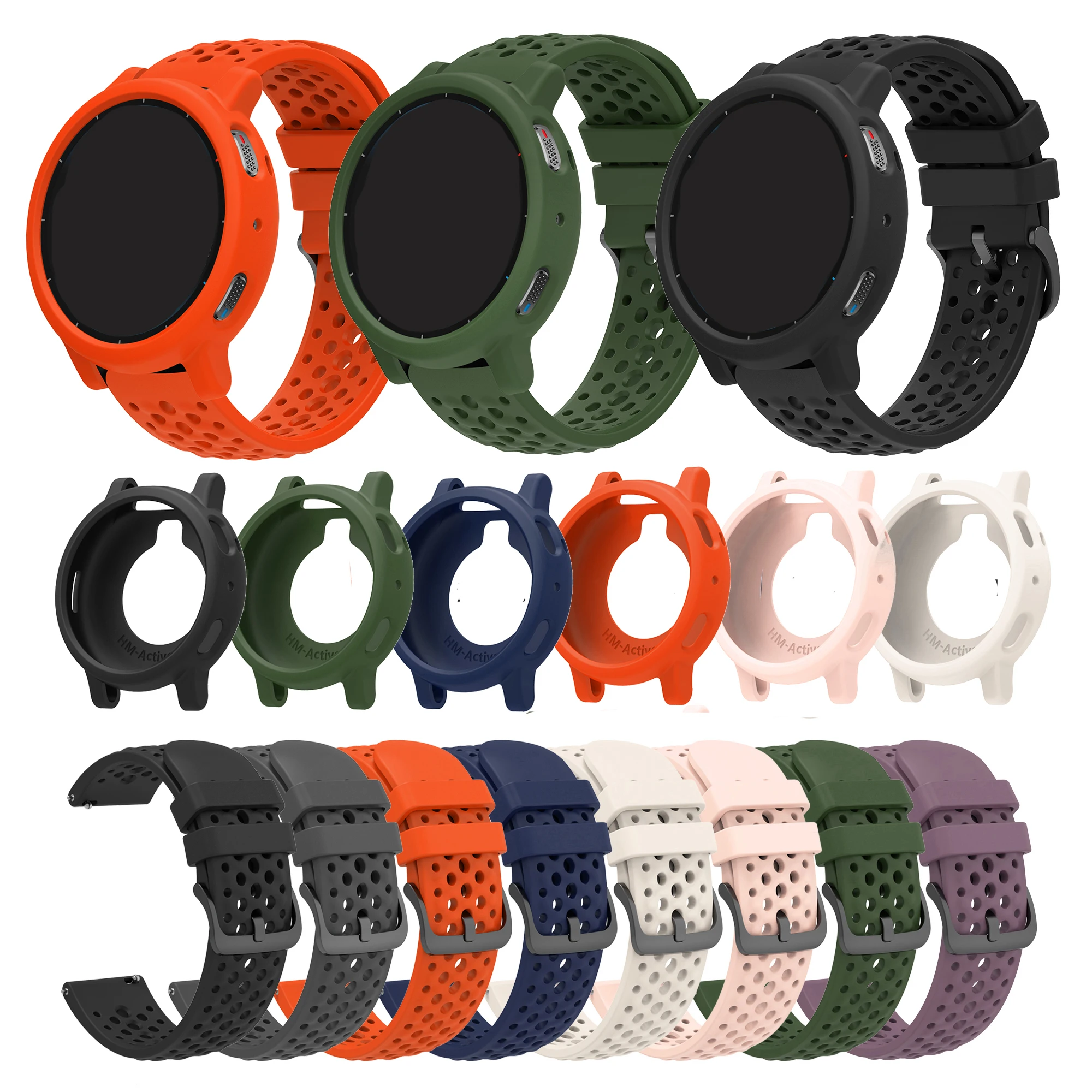 Silikonarmband für Huami Amazfit Active Max Smart Watch Band + Schutzhülle Zubehör