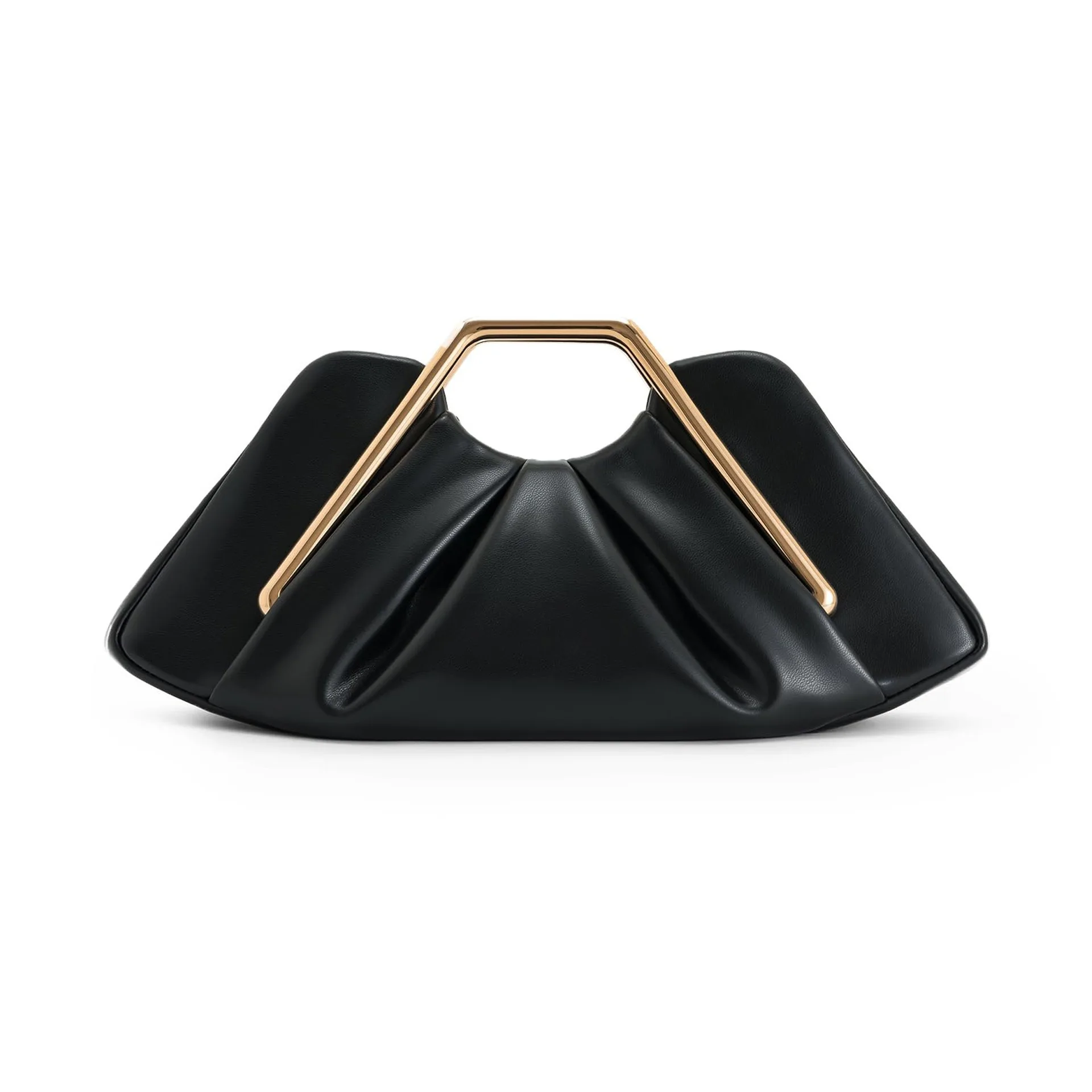 กระเป๋าหนังจีบดีไซน์ใหม่ทันสมัยและไม่ซ้ำใคร กระเป๋าถือหูหิ้วทรงกลมสไตล์วินเทจ กระเป๋าสะพายไหล่ทรงคลาวด์สุดเก๋ ใช้ได้ทั้งแบบถือและสะพายข้าง