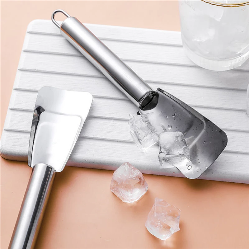 

1pcs Refrigerator Deicer Shovel Kitchen Defrosting Stainless Steel Freezer Ice Scraper Deicing Tool Useful Fridge Accessories