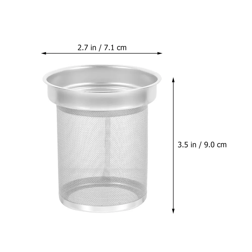 

1pc Stainless Steel Fine Mesh Filters For Loose Leaf Tea Filters Kettle Infuser Teapot Accessories Gift Tea Strainer Idea