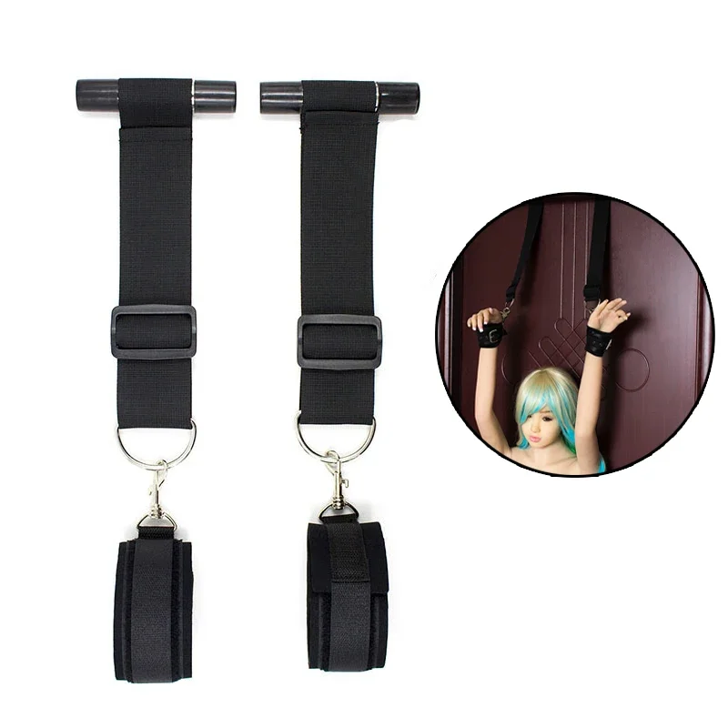 Sex Swing for Hang Door Sex Position Masturbation Handcuff Belt Adult Swing Hanging Furniture BDSM Bondage Wrist Strap Sex Toys